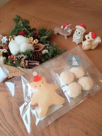 プチギフト（くまサンタ&スノーボール）